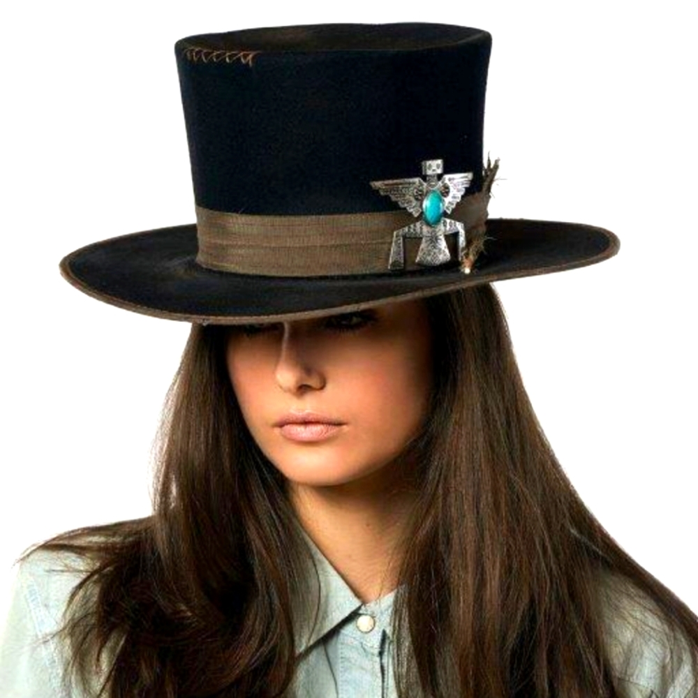 Double D Ranchwear Rare Thunderbeing Hat NIB MEDium rare Black